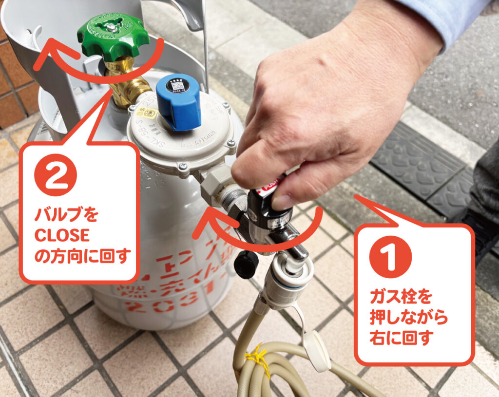 発電機を止める方法